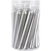 Kaemingk Dinerkaarsen Zilver D 1,3 H 10,5 Cm 22 Stuks