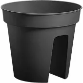Koopman 3 X Bloempot microfix rond 25cm Zwart