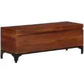 vidaXL Opbergkist 110x35x41 cm massief acaciahout