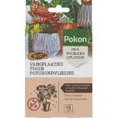 Pokon bio vangplaatjes tegen potgrondvliegjes | 15 stuks (Lijm)