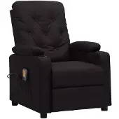 vidaXL Massagestoel kunstleer zwart