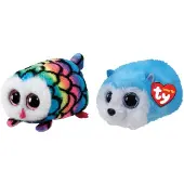 TY - Knuffel - Teeny Ty's - Hootie Owl & Slush Husky