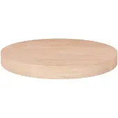 vidaXL Tafelblad rond Ø50x4 cm onbehandeld massief eikenhout