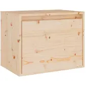 vidaXL Wandkast 45x30x35 cm massief grenenhout