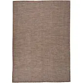 vidaXL Buitenkleed platgeweven 160x230 cm bruin
