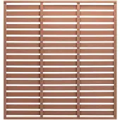 vidaXL Schuttingpaneel 180x180 cm HKC bruin