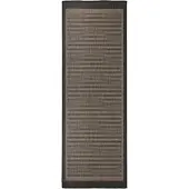 vidaXL Buitenkleed platgeweven 80x250 cm donkerbruin