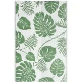 DKD Home Decor Buitenkleed ARAKIL 190x290 cm polypropeen groen