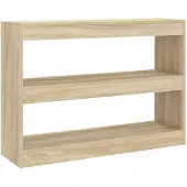 vidaXL Boekenkast / kamerscherm 100x30x72 cm sonoma eikenkleurig