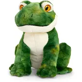 Keel Toys Pluche knuffel dier kikker 18 cm - Knuffeldier
