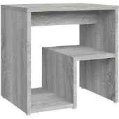vidaXL Nachtkastje 40x30x40 cm bewerkt hout sonoma eikenkleurig