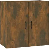 vidaXL Wandkast 60x31x60 cm bewerkt hout gerookt eikenkleurig