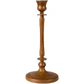 Clayre & Eef Kandelaar 24 cm Goudkleurig Ijzer Rond Kaarsenstandaard Goudkleurig Kaarsenstandaard