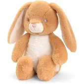 Keel Toys Pluche knuffel dier konijn bruin/wit 25 cm - Knuffeldier