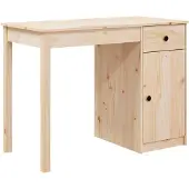 vidaXL Bureau 100x50x75 cm massief grenenhout