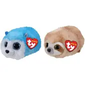 TY - Knuffel - Teeny Ty's - Slush Husky & Dangler Sloth