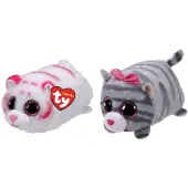 TY - Knuffel - Teeny Ty's - Tabor Tiger & Cassie Mouse