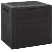 vidaXL Tuinbox 58,5x46x55 cm polypropeen bruin