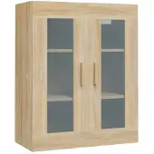 vidaXL Hangkast, Sonoma-eikenhout, 69,5 x 34 x 90 cm