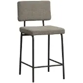 NABER Scandinavische barkruk Espen groen gerecyclede stof 64-77 cm