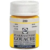 Talens plakkaatvef Extra Fijn flacon van 16 ml, geel