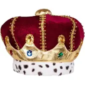 Boland Majesteit koningskroon (rood, wit)