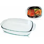 Excellent houseware ovenschaal 2,3l glas braadslede hitte bestendig