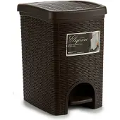 Stefanplast pedaalemmer 20 liter 30,5x27x39 cm donkerbruin