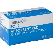 Heka Hekasorb Absorberend Verband Niet-Steriel 10x10cm 50 St Verband(en)