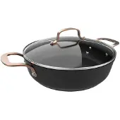 Cecotec Fantasy 28, 4,1 liter, Rond, Zwart, Aluminium, Teflon Platinum Plus, Roestvrij staal