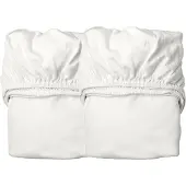 Leander Hoeslaken - 60x115 - 2-pack - Snow - - OneSize - Hoeslaken