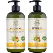 Petal Fresh - Bath & Shower Gel Aloe & Citrus - 2 Pak