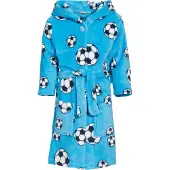 Playshoes Badjas Voetbal-134/140-blauw