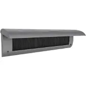 Door-Line Brievenbusklep zilver | Binnenbriefplaat zilver | Brievenbusborstel zilver met klep | brievenbus Deco