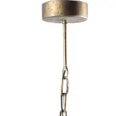 Ptmd collection PTMD Lunna Gold metalen hanglamp schelpen rond lang (33.5x33.5x62cm)