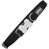 Red Dingo S6100029 Dog Collar Zwart 2.5x41-63 cm