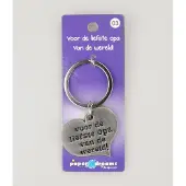 Paper Dreams Sleutelhanger metal hart opa (rvs)