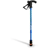 Flexyfoot Wandelstok met Derby handvat - blauw