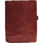 Melli mello - Heartbreaker - Plaid - Oranje Emboss Patroon - Velvet Polyester - 130x170 cm