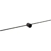 Lucide MIZAR - Wandlamp Badkamer - LED - 1x11W 2700K - IP44 - Zwart