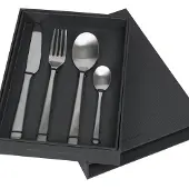 Broste Copenhagen Hune bestekset brushed satin 4-delig Roestvrij staal