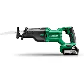 HiKOKI CR18DBWJZ | Accu reciprozaag | 18 V | 5.0 Ah | Inclusief 2 accu's en lader | in kunststof koffer CR18DBWJZ