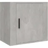 vidaXL Nachtkastje wandgemonteerd 50x30x47 cm betongrijs