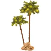 vidaXL Kerstboom met LED 90 cm en 150 cm