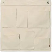 Ferm Living Opbergsysteem Canvas Wall Pockets Off-White