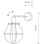 Lyora Wandlamp Manufacture met E27 fitting