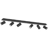 LINDBY Plafondlamp , Joffrey, dimbare, Zwart, Woonkamer, Metaal, Modern