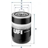 Ufi 23.546.00 Oliefilter