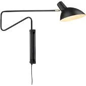 Halo Design Wandlampe , Zwart, Woonkamer, Metaal