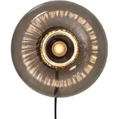 It's About Romi Wandlamp Brussels, zwart, Woon-/ Eetkamer, Glas, wandlamp